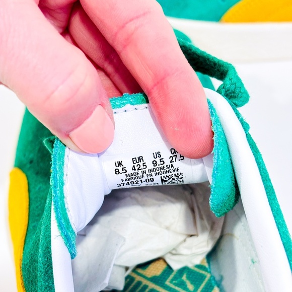 PUMA – Green VGT Team suede sneakers | Retro sport style * - Picture 11 of 11